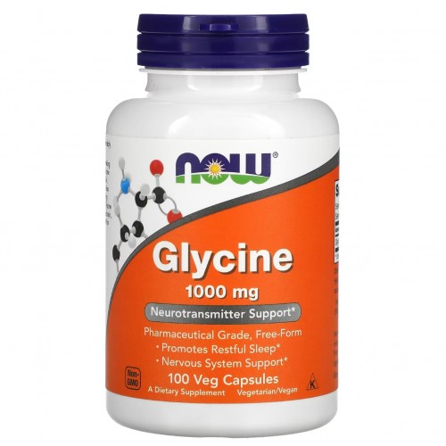 Now Foods Glycine 1000 mg 100 vcaps