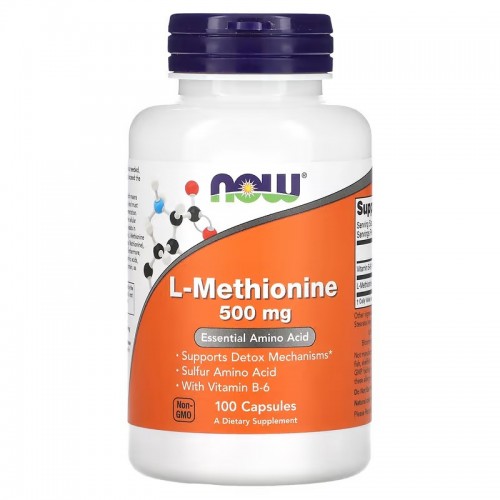 Now Foods L-Methionine 500mg 100 caps