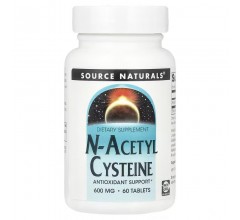 Source Naturals N-Acetyl Cysteine 600 mg 60 tab