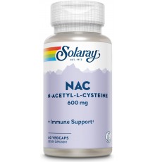 Solaray NAC (N-Acetyl-L-Cysteine) 600mg 60 vcaps