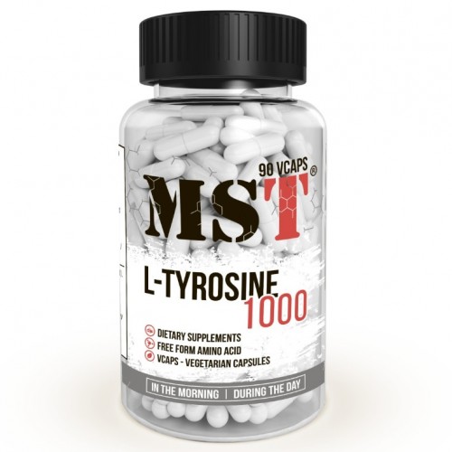 MST L-Tyrosine 1000 90 vcaps