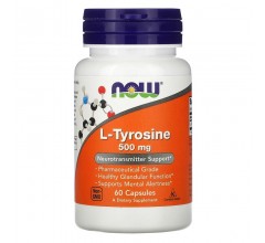 Now Foods L-Tyrosine 500mg 60 caps