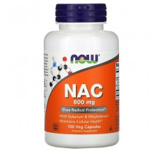 Now Foods NAC 600 mg 100 Veg Capsules