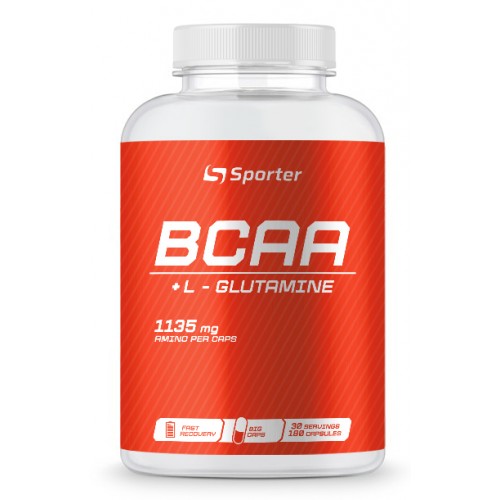 Sporter BCAA + Glutamine 180 капс