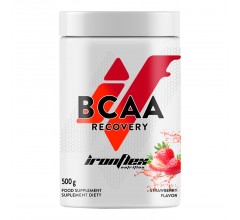 Ironflex BCAA Recovery (BCAA+Glutamine) 500g полуниця