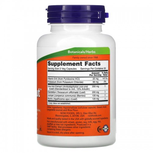 Now Foods Water Out Fluid Balance 100 Veg Capsules