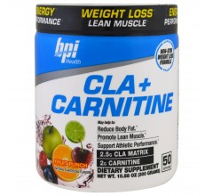 BPI Sports CLA Plus Carnitine 300g фруктовый пунш
