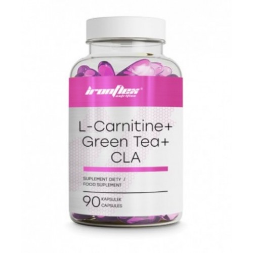 Ironflex L-Carnitine + Green Tea + Cla 90caps