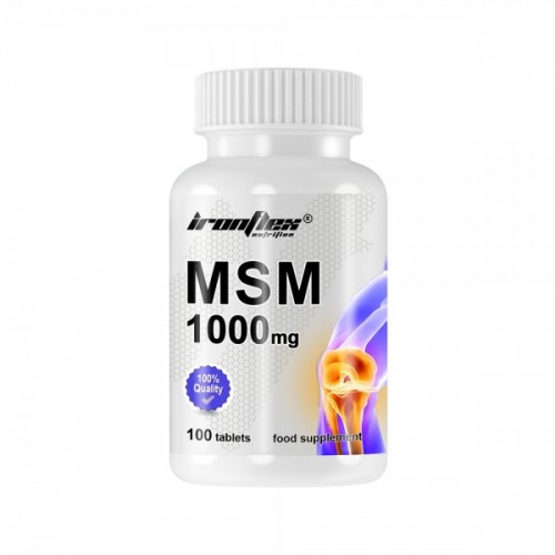 Ironflex MSM 100 tabs