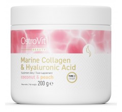 OstroVit Marine Collagen & Hyaluronic Acid 200 g кокос персик