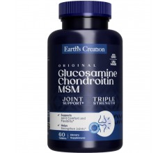 Earths Creation Glucosamine, Chondrotin, MSM (1500/1200/500 mg) 60 таб