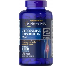 Puritans Pride Triple Strength Glucosamine Chondroitin & MSM 360 caplets