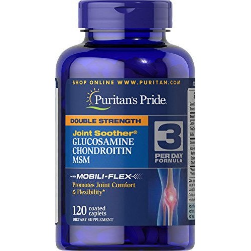 Puritans Pride Glucosamine Chondroitin MSM Joint Soother 120tab