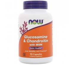 Now Foods Glucosamine & Chondroitin, MSM 90 caps