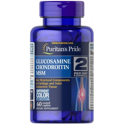 Puritans Pride Triple Strength Glucosamine Chondroitin & MSM 60 caplets