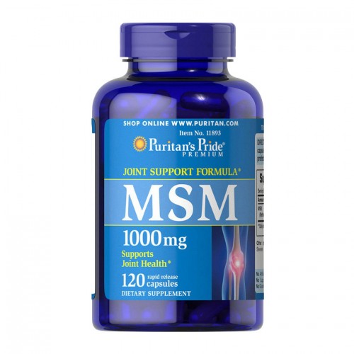 Puritans Pride MSM 1000 mg 120 Capsules