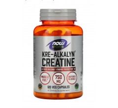 Now Foods Sports Kre-Alkalyn Creatine 750 мг 120 veg caps
