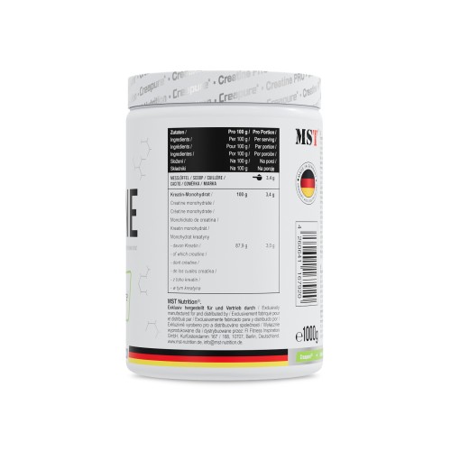 MST Creatine pro Creapure 1000g