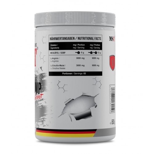 MST Amino Pump Pre-Workout 500g
