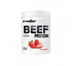 Ironflex Beef Protein 500g клубника