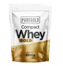 Pure Gold Protein Compact Whey Protein 2300g полуничне морозиво