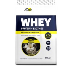 FitWin Whey Protein + Enzymes 900 грам вершкова ваніль