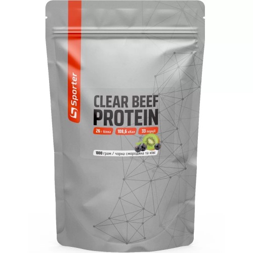 Sporter Clear beef protein 1000 г