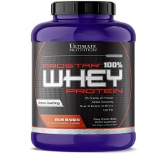 Ultimate Nutrition Prostar Whey Protein 2390g ромові родзинки