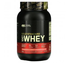 Optimum Nutrition 100% Whey Gold Standard 908g клубничный крем