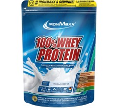 IronMaxx 100 % Whey Protein 500g ванильный кофе