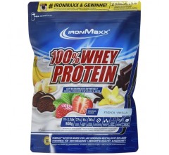 IronMaxx 100 % Whey Protein 500g французская ваниль