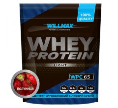 Willmax Whey Protein Light 65% 1кг клубника