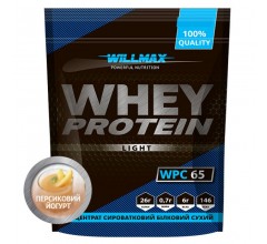 Willmax Whey Protein Light 65% 1кг персиковий йогурт
