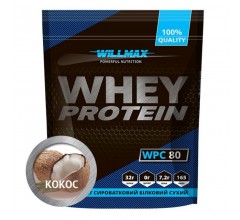 Willmax Whey Protein 80% 920г кокос