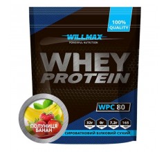 Willmax Whey Protein 80% 920г клубника-банан
