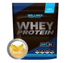 Willmax Whey Protein 80% 920г банан