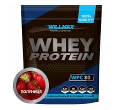 Willmax Whey Protein 80% 920г клубника