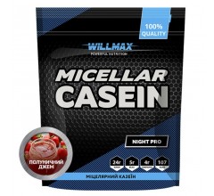 Willmax Micellar Casein 80% 900г полуничний джем