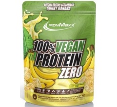 IronMaxx 100% Vegan Protein Zero 500 г банан