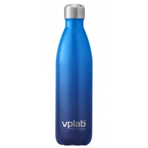 VPLab Nutrition Metal water bottle 500 ml blue
