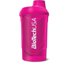 Biotech Шейкер Wave pink 600ml