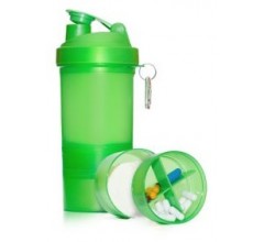 Muscle Shake Shaker 400ml +180ml +120ml Neon Green