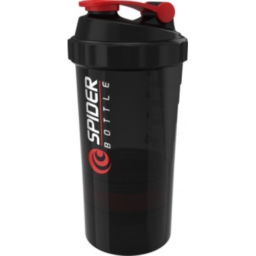 Spider Bottle 2Go maxi black cup Red