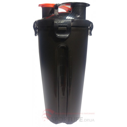 SPORTLIFE.DP.UA Dual Shaker Bottle 1000ml Black