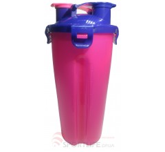 SPORTLIFE.DP.UA Dual Shaker Bottle 1000ml Pink