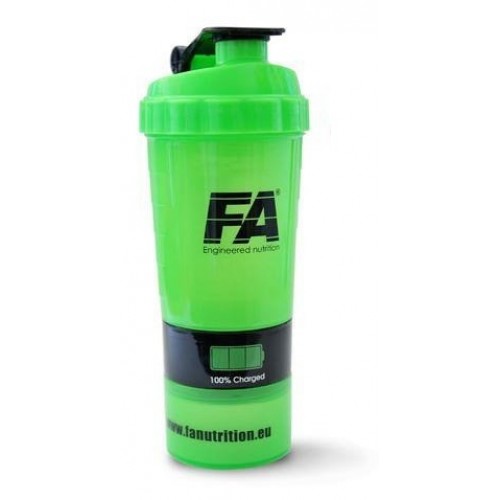 Fitness Authority Spider Shaker 100% Charged 500ml Green