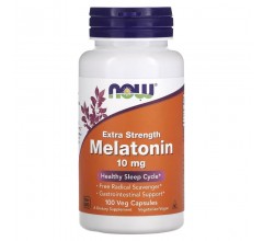 Now Foods Melatonin 10 mg 100 Veg Capsules