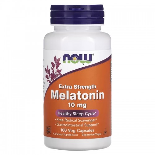 Now Foods Melatonin 10 mg 100 Veg Capsules