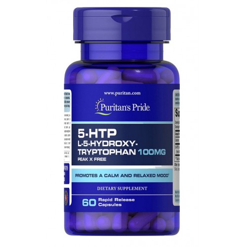 Puritans Pride 5-HTP 100 mg (Griffonia Simplicifolia) 60 caps
