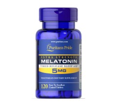 Puritans Pride Melatonin 5 mg 120 Tablets